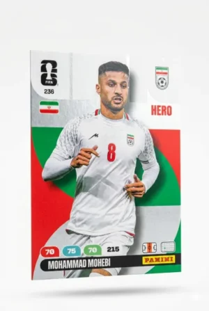 Mohammad Mohebi Irán Base #236 - Mundial Fútbol 2026 - Panini