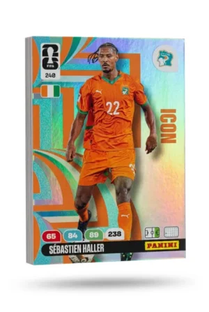 Sebastien Haller Costa de Marfil Icon #240 - Mundial Fútbol 2026 - Panini