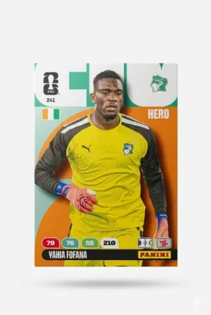 Yahia Fofana Costa de Marfil Base #241 - Mundial Fútbol 2026 - Panini