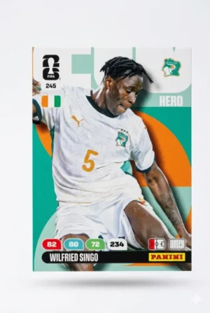 Wilfried Singo Costa de Marfil Base #245 - Mundial Fútbol 2026 - Panini