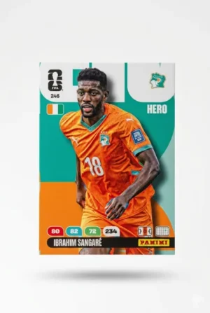 Ibrahim Sangare Costa de Marfil Base #246 - Mundial Fútbol 2026 - Panini