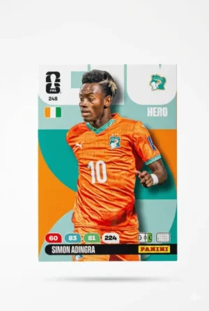 Simon Adingra Costa de Marfil Base #248 - Mundial Fútbol 2026 - Panini