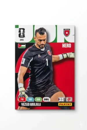 Vazeed Abulaila Jordania Base #265 - Mundial Fútbol 2026 - Panini