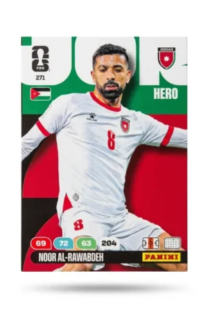 Noor Al-Rawabdeh Jordania Base #271 - Mundial Fútbol 2026 - Panini