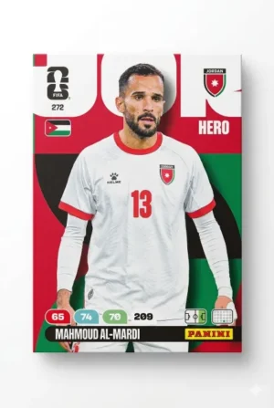 Mahmoud Al-Mardi Jordania Base #272 - Mundial Fútbol 2026 - Panini