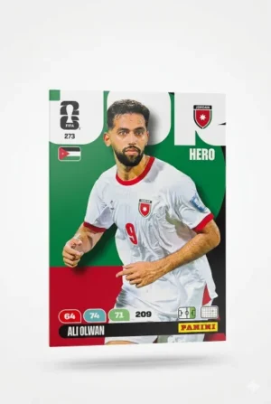 Ali Olwan Jordania Base #273 - Mundial Fútbol 2026 - Panini