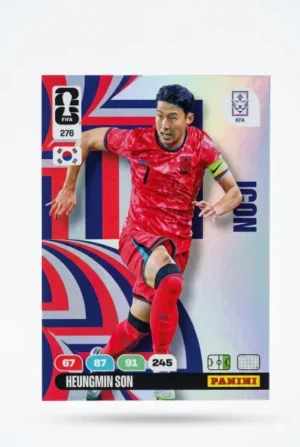 Heung-min Son Corea del Sur Icon #276 - Mundial Fútbol 2026 - Panini