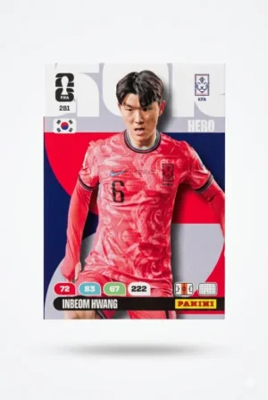 In-beom Hwang Corea del Sur Base #281 - Mundial Fútbol 2026 - Panini