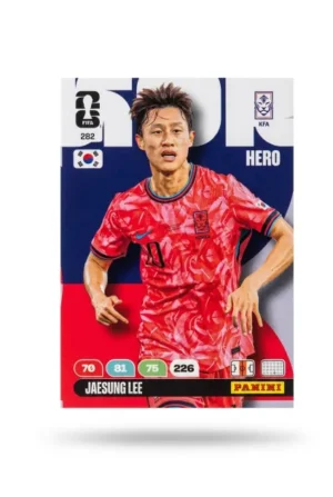 Jae-sung Lee Corea del Sur Base #282 - Mundial Fútbol 2026 - Panini