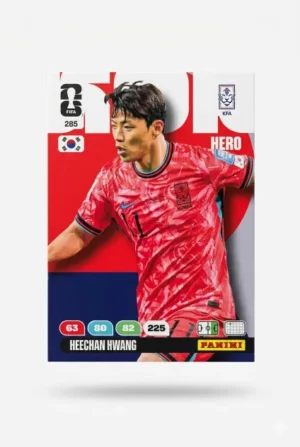 Hee-chan Hwang Corea del Sur Base #285 - Mundial Fútbol 2026 - Panini