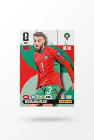 Noussair Mazraqui Marruecos Base #302 - Mundial Fútbol 2026 - Panini