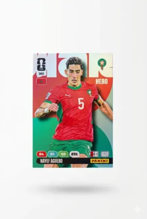Navef Aguero Marruecos Base #303 - Mundial Fútbol 2026 - Panini