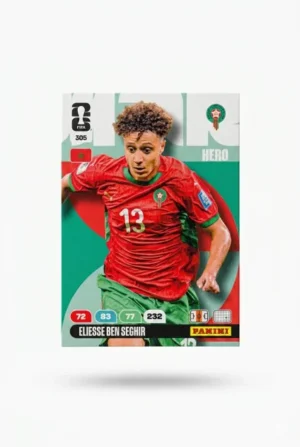 Eliesse Ben Seghir Marruecos Base #305 - Mundial Fútbol 2026 - Panini