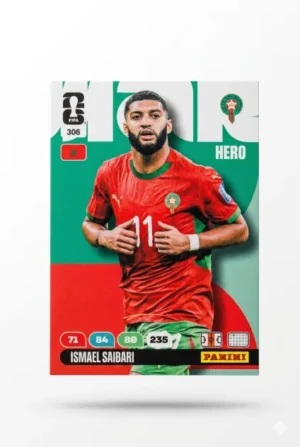 Ismael Saibari Marruecos Base #306 - Mundial Fútbol 2026 - Panini