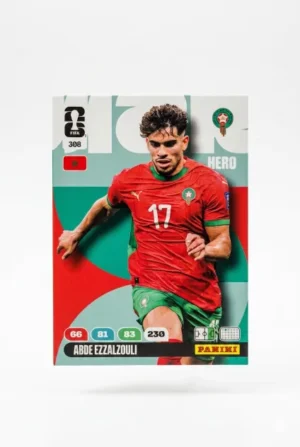 Abde Ezzalzouli Marruecos Base #308 - Mundial Fútbol 2026 - Panini