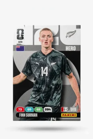 Finn Surman Nueva Zelanda Base #329 - Mundial Fútbol 2026 - Panini