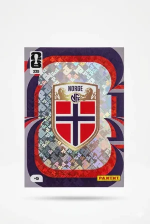 Escudo Noruega Base #335 - Mundial Fútbol 2026 - Panini