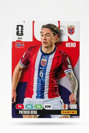 Patrick Berg Noruega Base #342 - Mundial Fútbol 2026 - Panini