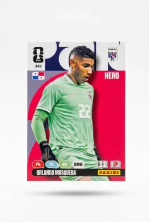 Orlando Mosquera Panamá Base #349 - Mundial Fútbol 2026 - Panini