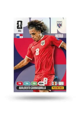 Adalberto Carrasquilla Panamá Base #353 - Mundial Fútbol 2026 - Panini