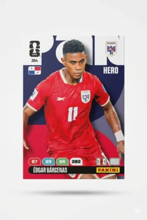 Edgar Barcenas Panamá Base #354 - Mundial Fútbol 2026 - Panini