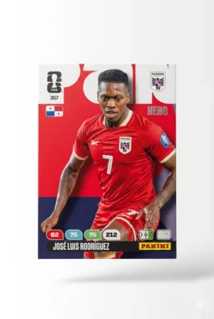 Jose Luiz Rodríguez Panamá Base #357 - Mundial Fútbol 2026 - Panini