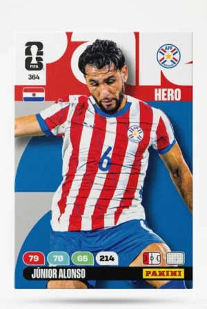 Junior Alonso Paraguay Base #364 - Mundial Fútbol 2026 - Panini
