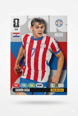 Ramón Sosa Paraguay Base #368 - Mundial Fútbol 2026 - Panini
