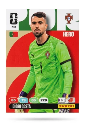 Diogo Costa Portugal Base #373 - Mundial Fútbol 2026 - Panini