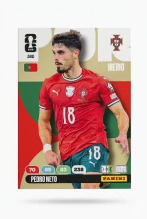 Pedro Neto Portugal Base #380 - Mundial Fútbol 2026 - Panini