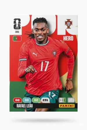Rafael Leao Portugal Base #381 - Mundial Fútbol 2026 - Panini