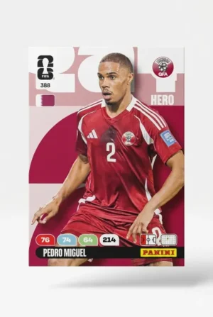 Pedro Miguel Catar Base #388 - Mundial Fútbol 2026 - Panini