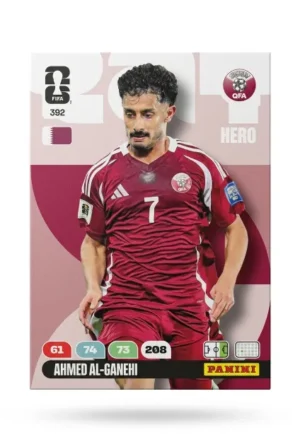 Ahmed Al-Ganehi Catar Base #392 - Mundial Fútbol 2026 - Panini
