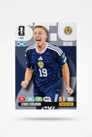 Lewis Ferguson Escocia Base #413 - Mundial Fútbol 2026 - Panini