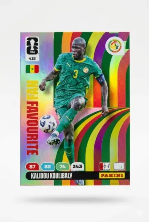 Kalidou Koulibaly Senegal Fan Favourite #418 - Mundial Fútbol 2026 - Panini