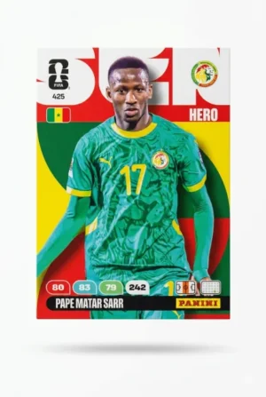 Pape Matar Sarr Senegal Base #425 - Mundial Fútbol 2026 - Panini