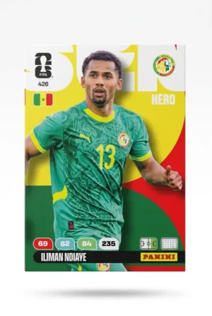 Iliman Ndiaye Senegal Base #426 - Mundial Fútbol 2026 - Panini