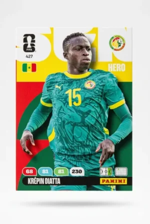 Krepin Diatta Senegal Base #427 - Mundial Fútbol 2026 - Panini