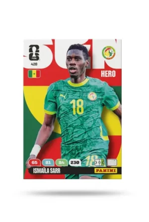 Ismaila Sarr Senegal Base #428 - Mundial Fútbol 2026 - Panini