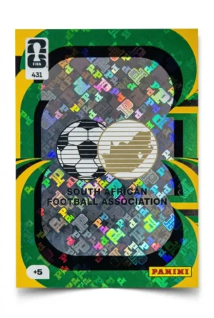 Escudo Sudáfrica Base #431 - Mundial Fútbol 2026 - Panini