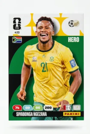 Siyabonga Ngezana Sudáfrica Base #433 - Mundial Fútbol 2026 - Panini