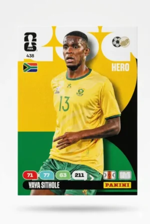 Yaya Sithole Sudáfrica Base #438 - Mundial Fútbol 2026 - Panini