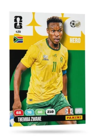 Themba Zwane Sudáfrica Base #439 - Mundial Fútbol 2026 - Panini