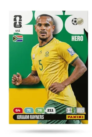 Iqraam Rayners Sudáfrica Base #441 - Mundial Fútbol 2026 - Panini