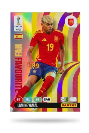 Lamine Yamal España Fan Favourite #442 - Mundial Fútbol 2026 - Panini