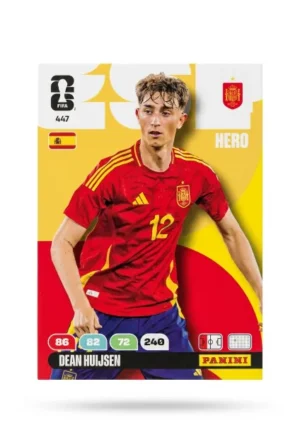 Dean Huijsen España Base #447 - Mundial Fútbol 2026 - Panini