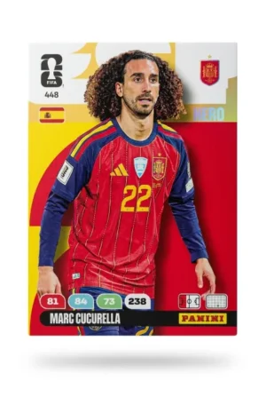 Marc Cucurella España Base #448 - Mundial Fútbol 2026 - Panini