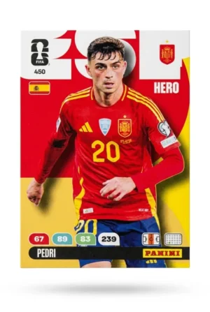 Pedri España Base #450 - Mundial Fútbol 2026 - Panini
