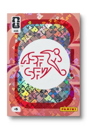 Escudo Suiza Base #455 - Mundial Fútbol 2026 - Panini