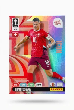 Granit Xhaka Suiza Icon #456 - Mundial Fútbol 2026 - Panini
